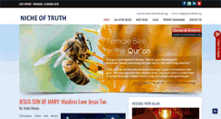 Desktop Screenshot of nicheoftruth.org